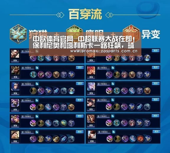 中欧体育官网-中超联赛大战在即!保利尼奥和塔利斯卡一路狂飙,球迷看好他(图1) 中欧体育官网
